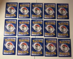 Vintage Pokemon Cards (15) Non Holo Gym Heroes, Gym Challenge. - Image 2