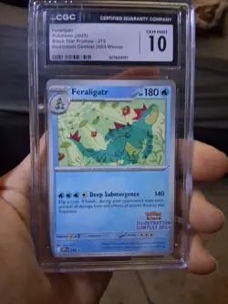 Pokemon Feraligatr TCG Black Star Promos Card Gem 10 - Image 1