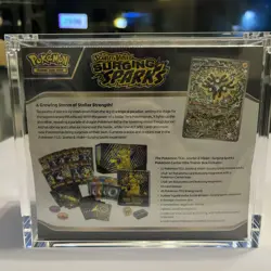 Surging sparks Pokemon centre elite trainer box acrylic case Pokemon Card Sealed - Image 3