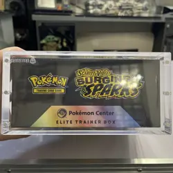 Surging sparks Pokemon centre elite trainer box acrylic case Pokemon Card Sealed - Image 5