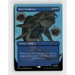 MTG Fleet Swallower Foil Etched 316 SLD Secret Lair Drop Series R NM Magic Card - Image 1