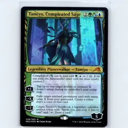 MTG Tamiyo, Compleated Sage #238 NEO Kamigawa: Neon Dynasty Foil M NM Magic Card - Image 1
