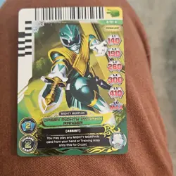 Saban Power Rangers ACG Green Mighty Morphin Ranger Assist Card 4-111 - Image 1
