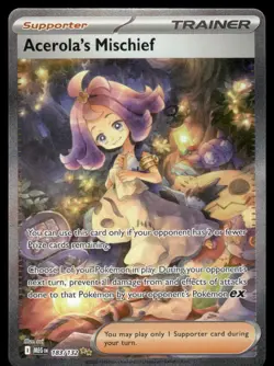 Pokemon Cards Acerola's Mischief 183/132 Mega Evolution - Image 1