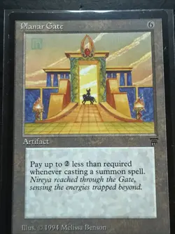 Magic the Gathering Legends Planar Gate Card LP - Image 1