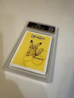 Pikachu 2019 Pokemon Center Old Maid Babanuki Japanese Promo Card Graded 10 - Image 2