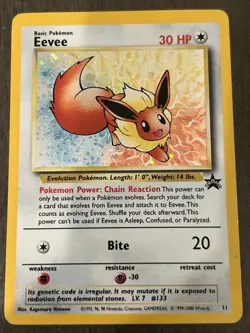 Eevee Black Star Promo 2000 Pokemon Card - Image 1