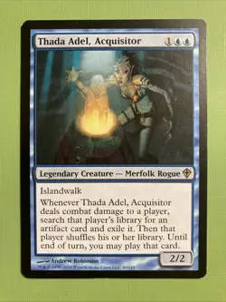 MTG - Thada Adel, Acquisitor - Worldwake - NM - Image 1