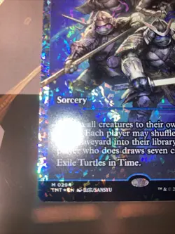 magic the gathering tmnt Turtles In Time Fractured Foil Showcase - Image 3