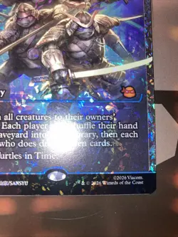 magic the gathering tmnt Turtles In Time Fractured Foil Showcase - Image 4