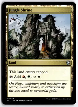 Jungle Shrine NM ECC Commander: Lorwyn Eclipsed MTG - Image 1