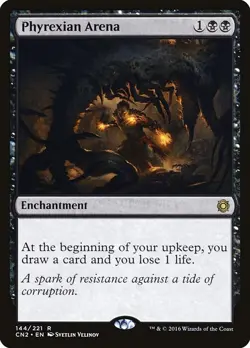 Foil Phyrexian Arena R Conspiracy: Take the Crown 144 NM - Image 1