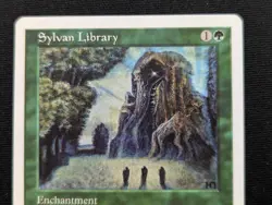 Sylvan Library - 5th Edition - NM - MTG - Magic the Gathering - Green - Enchant - Image 3