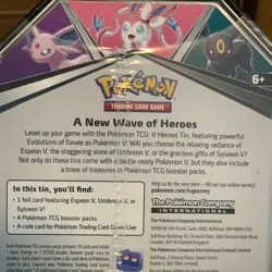 Pokemon TCG V Heroes 3 TIN LOT Umbreon Espeon Sylveon New/Sealed SWSH (12 Packs) - Image 2