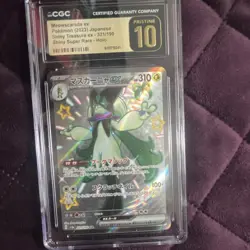 Pokemon Meowscarada ex Shiny Super Rare Holo Shiny Treasure ex CGC 10 321/190 3… - Image 1