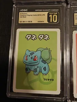 Charmander Bulba Squirtle 2019 Japanese Old Maid CGC Pristine 10 Pokemon 💕 - Image 2
