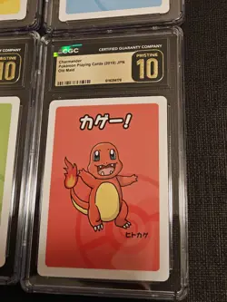 Charmander Bulba Squirtle 2019 Japanese Old Maid CGC Pristine 10 Pokemon 💕 - Image 4