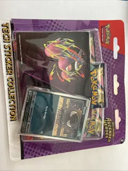 Pokemon TCG Ascended Heroes Tech Sticker Collection 2 Set GASTLY & CHARMANDER - Image 3