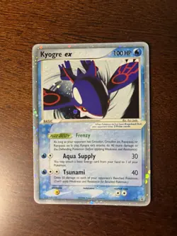 Kyogre EX 037 Holo Pokemon TCG Nintendo Black Star Promo 2006 - Image 1
