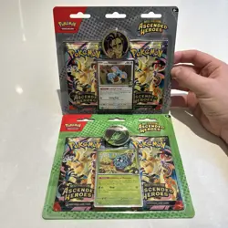 2x Ascended Heroes Tech Blisters Bundle Pokemon TCG New Sealed Larry & Erika - Image 1