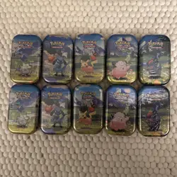 10x Pokemon TCG : Ascended Heroes Mini Tins Two Full Art Sets - New & Sealed - Image 2