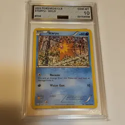 Pokemon Staryu Holo 004/034 TCG Classic AGS 10 Graded English 2023 - Image 1