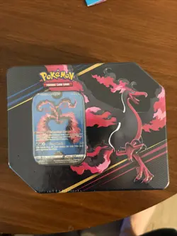 Pokemon TCG - Crown Zenith Tin [Galarian Moltres] - FACTORY SEALED - Image 1