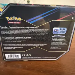 Pokemon TCG - Crown Zenith Tin [Galarian Moltres] - FACTORY SEALED - Image 3