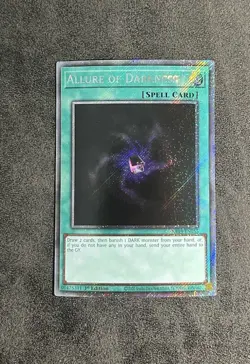 Yugioh Allure of Darkness Platinum Secret Rare RA03-EN055 1st Edition - Image 1