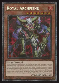 Yu-Gi-Oh! Royal Archfiend (Starlight Rare) #BPRO-EN014 Burst Protocol - Image 1
