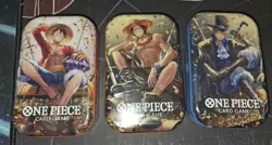NEW SEALED - One Piece TCG, Vol.2 Tin pack (TS-02, OP13), All 3 Tins - Image 1