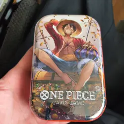 One Piece Tin Pack Set Vol. 2 Monkey.D.Luffy Factory Sealed - Image 1