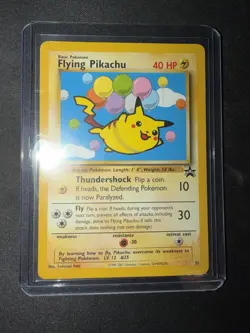 Flying Pikachu 25/53 - WoTC Black Star Promo - 2001 Vintage Pokemon TCG Card - Image 1