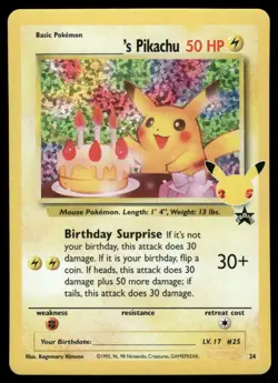 Pokemon Cards _____'s Pikachu 24 Celebrations: Classic Collection - Image 1