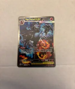 Mega Charizard X ex 125/094 Me02: Phantasmal Flames SIR Holo Pokemon TCG Card - Image 1