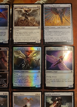 Lot of 12x Angel MTG Cards Serra FOIL Showcase Flying Magic the Gathering LOOK!! - Image 3
