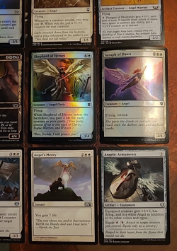 Lot of 12x Angel MTG Cards Serra FOIL Showcase Flying Magic the Gathering LOOK!! - Image 5