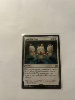 Moogle's Valor Instant Card - Magic: The Gathering - Image 1