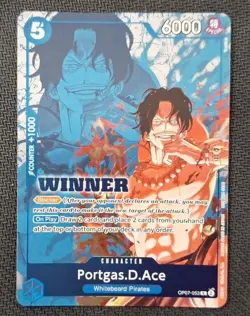 Portgas.D.Ace OP07-053 One Piece Winner Card - Image 1