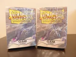 Dragon Shield Classic Clear Sleeves 100ct x2 5706569100018 - Image 1