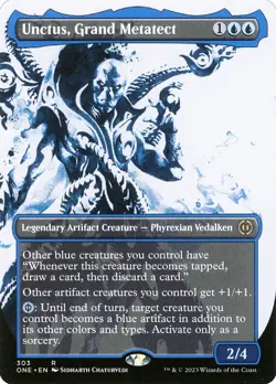 Magic the Gathering (mtg): ONE: Unctus, Grand Metatect (Borderless) - Rare - Image 1