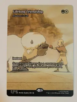 Lifelong Friendship -Full Art- Avatar Last Airbender Eternal TLA TLE 48 mtg NM/M - Image 1
