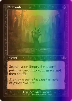 MTG Magic the Gathering Entomb (304/521) Dominaria Remastered LP FOIL- Retro - Image 1