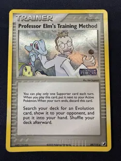 PROFESSOR ELM'S Training Method POKEMON Unseen Forces Holo 89/115 HP FREE SHIP - Image 1