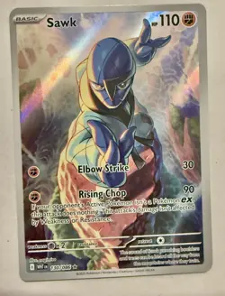 Sawk Illustration Rare SV: White Flare 130/086 NM Pokemon TCG - Image 5