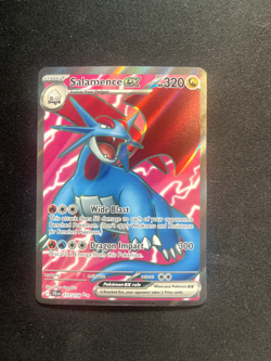 Pokemon TCG Salamence EX Full Art Holo Ultra Rare Card 177/159 Journey Together - Image 1