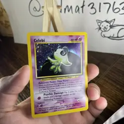 ✨Celebi, “DOUBLE HOLO” Error, Neo Revelation 3/64, Pokemon CLEAN ✨ - Image 3