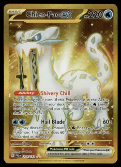 Pokemon Cards Chien-Pao ex 274/193 Paldea Evolved Hyper Rare NM - Image 1