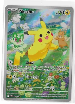 Pikachu SVP 088 Black Star Promo Scarlet & Violet Full Art Holo Pokemon TCG NM - Image 1