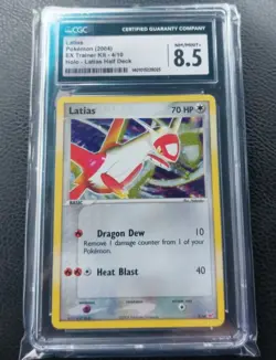 Latias 4/10 XY Latias & Latios Holo Promo Pokemon, CGC 8.5, NM/MINT+ - Image 1